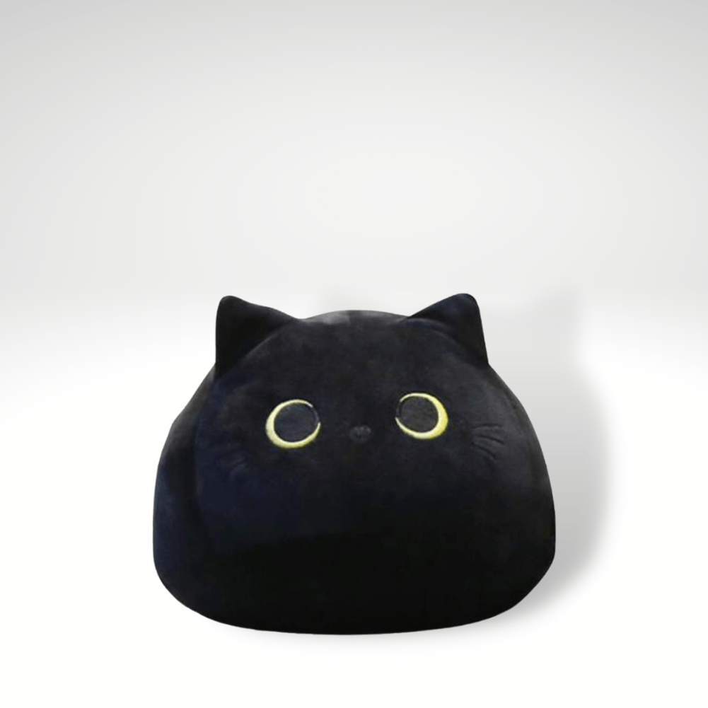 Peluche chat noir passif 55CM