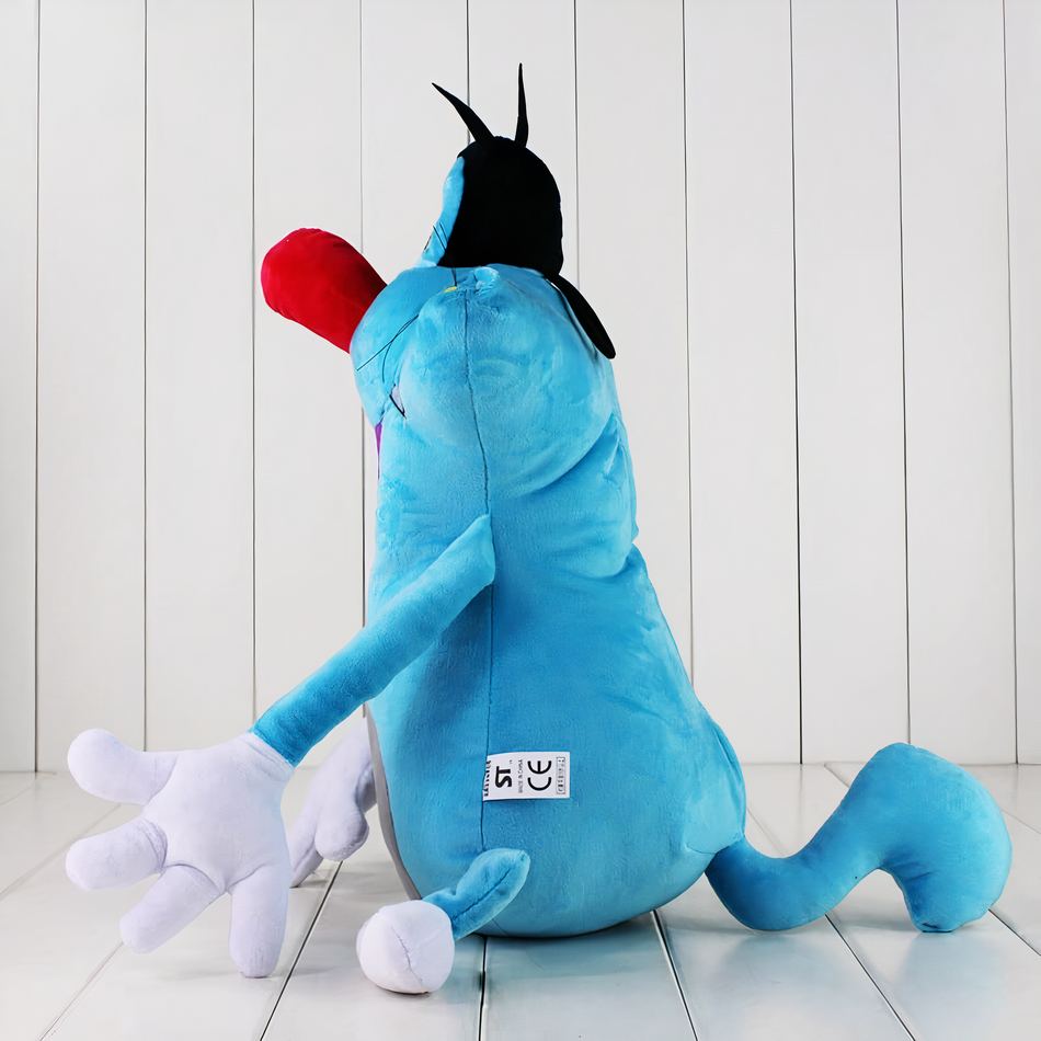 Peluche chat Oggy doux compagnon câlin enfant La compagnie de la peluche