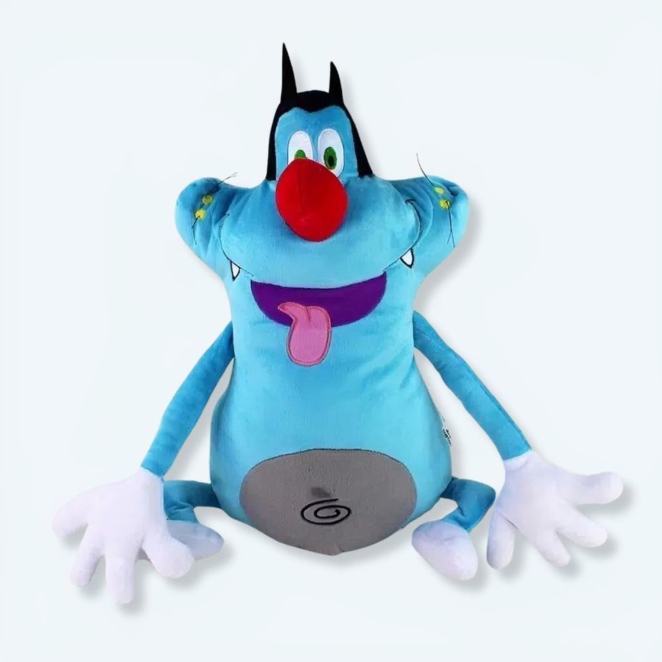 Peluche chat Oggy doux compagnon câlin enfant La compagnie de la peluche