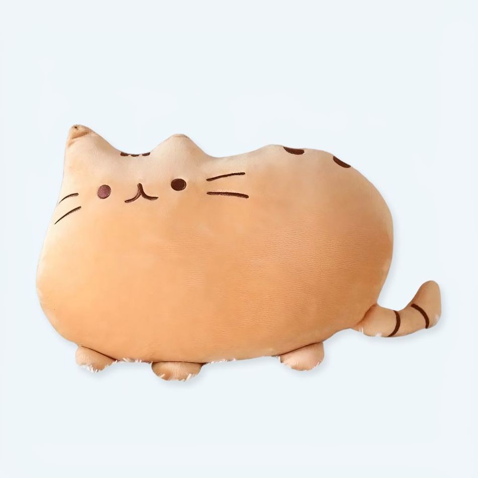 Peluche chat orange mignon doux cadeau enfant chambre 25cm La compagnie de la peluche