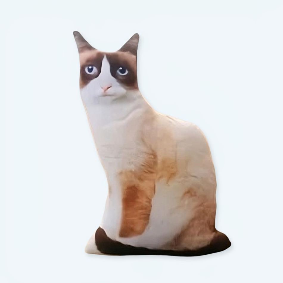 Peluche chat roux doux câlin décor chambre enfant 50-cm La compagnie de la peluche