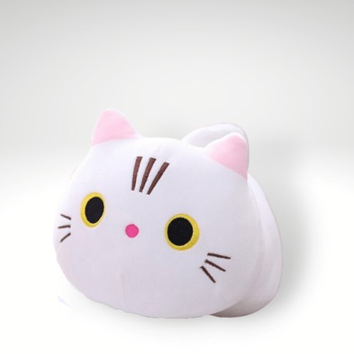 Peluche chat squishmallow chamallow 25cm / Blanc