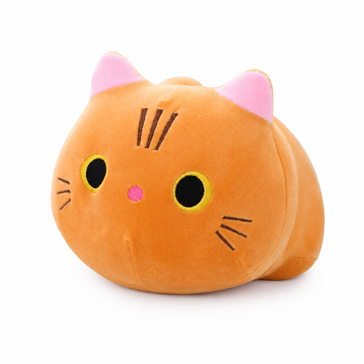 Peluche chat squishmallow chamallow 25cm / Brun