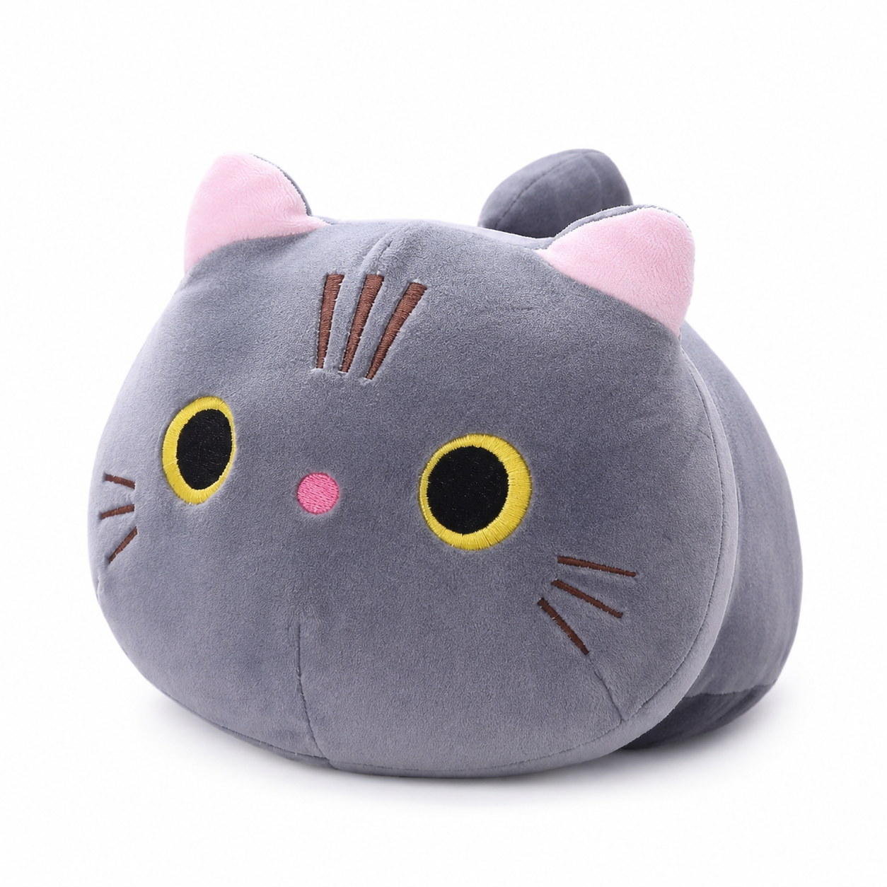Peluche chat squishmallow chamallow 25cm / Gris