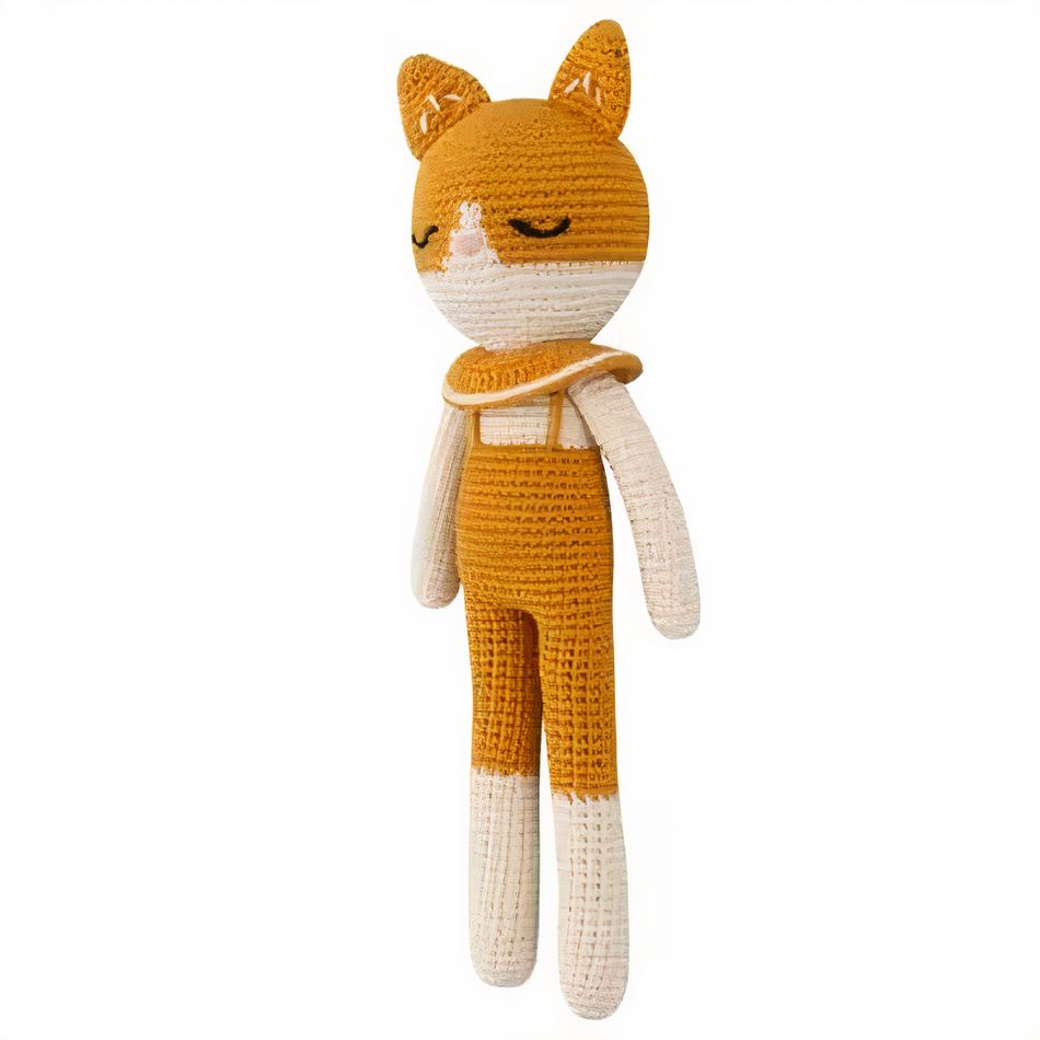 Peluche chat tricot doux compagnon câlin enfant La compagnie de la peluche