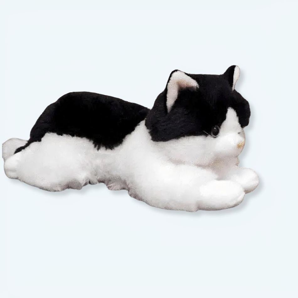 Peluche chaton noir doux compagnon enfant câlin La compagnie de la peluche