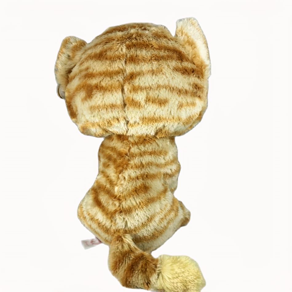 Peluche chaton rayé doux câlin enfant moelleux hiver La compagnie de la peluche
