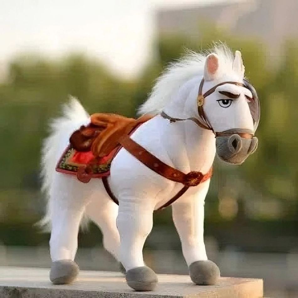Peluche cheval Maximus doux Disney aventure câlin enfant La compagnie de la peluche