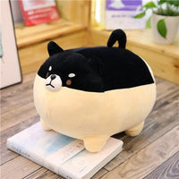 Peluche chien à câlins 40cm / Noir