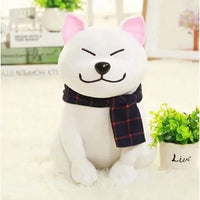 Peluche chien blanc doux câlin ami enfant chambre La compagnie de la peluche