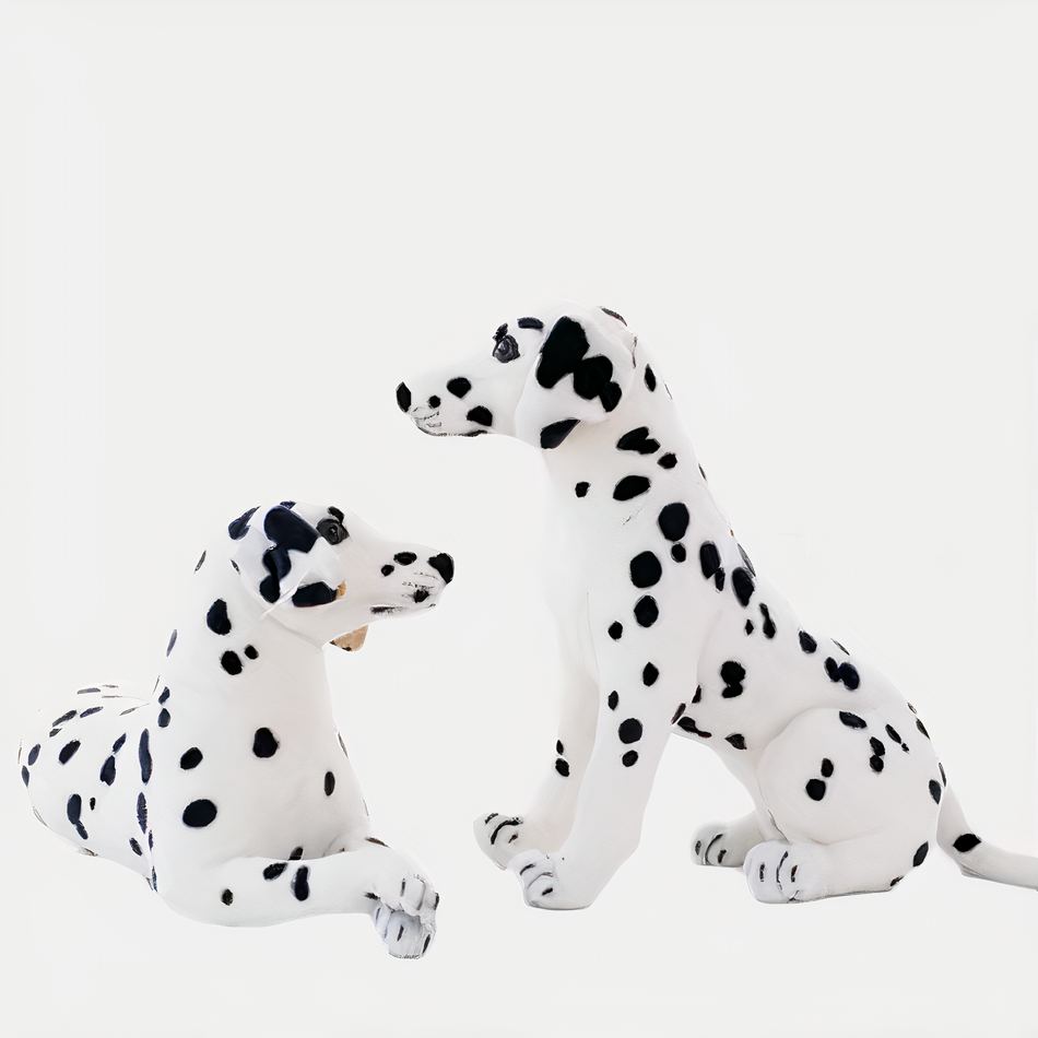 Peluche chien dalmatien doux compagnon enfant câlin 30-cm La compagnie de la peluche