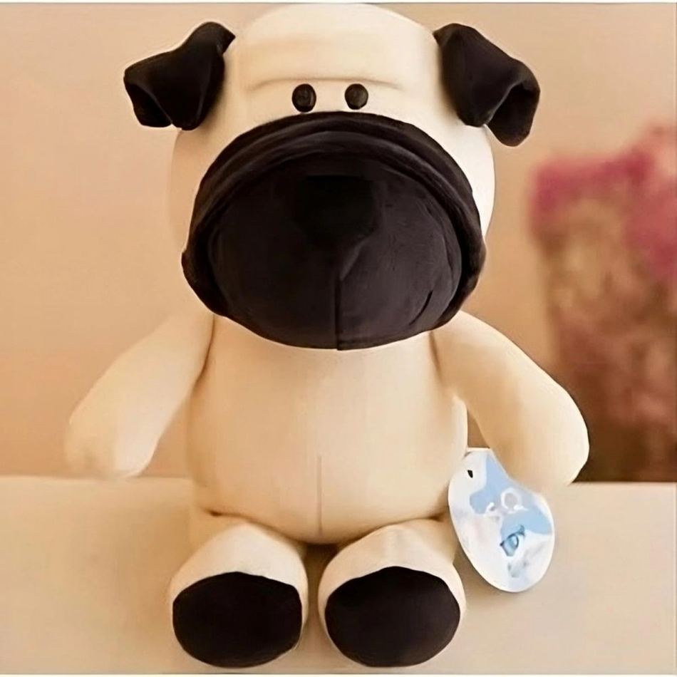 Peluche chien doux en pelage moelleux pour câlins parfaits La compagnie de la peluche
