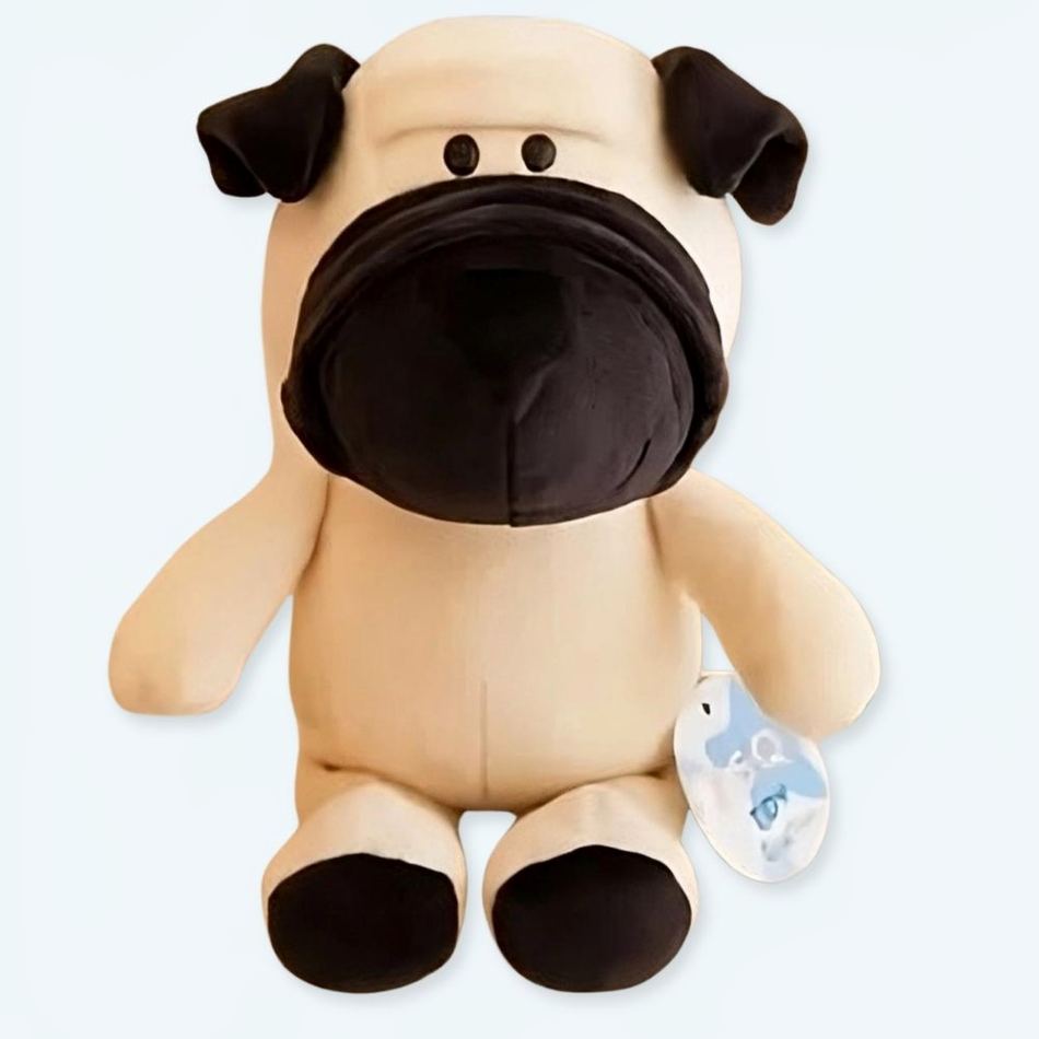 Peluche chien doux en pelage moelleux pour câlins parfaits La compagnie de la peluche