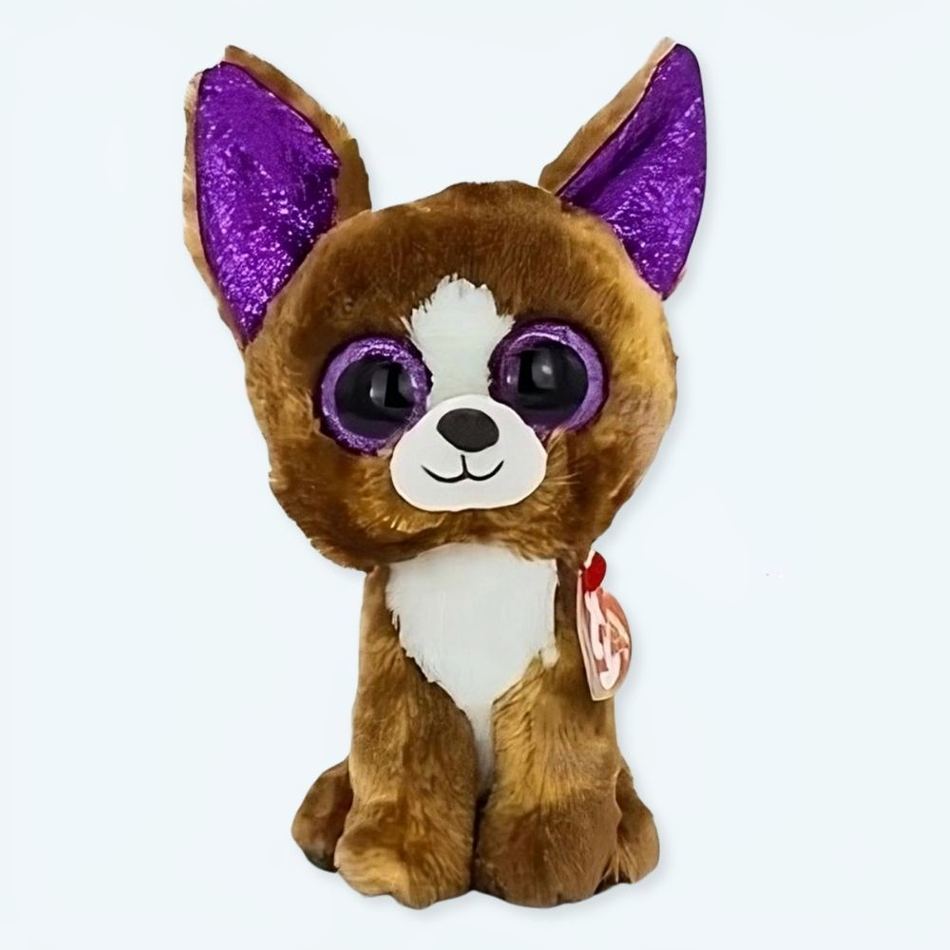Peluche chien marron doux compagnon enfant chambre La compagnie de la peluche