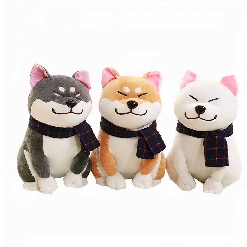 Peluche chien marron doux compagnon enfant chambre La compagnie de la peluche