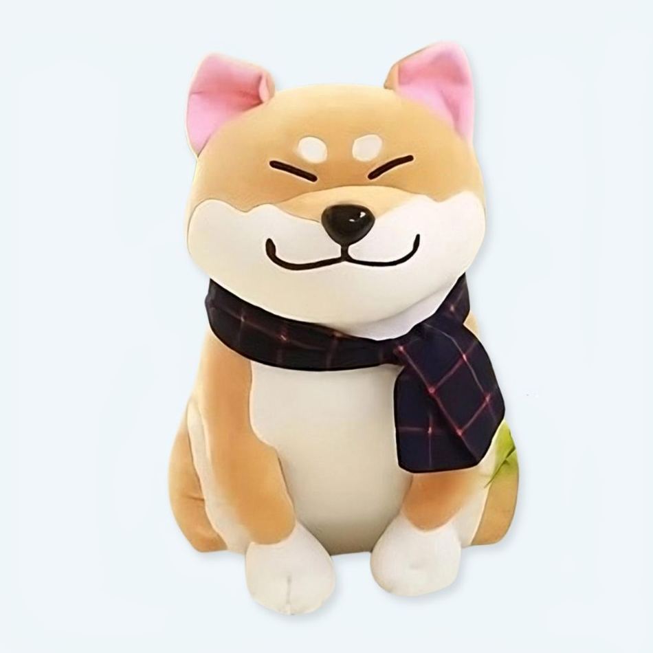 Peluche chien marron doux compagnon enfant chambre La compagnie de la peluche