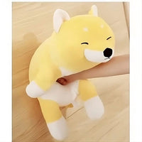 Peluche chien Shiba jaune doux animal câlin enfant La compagnie de la peluche