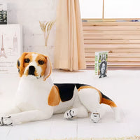 Peluche chien tricolore géant doux et câlin enfant La compagnie de la peluche