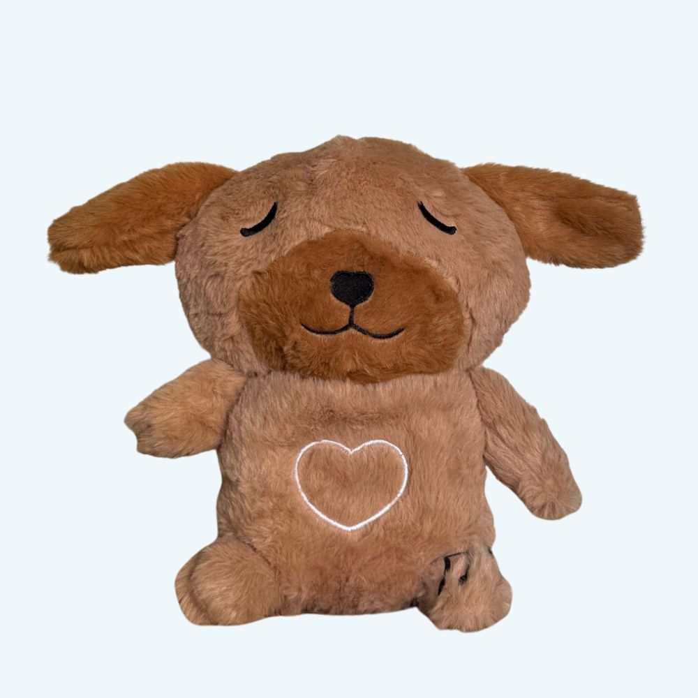 Peluche chien veilleuse douce nuit apaisante enfant La compagnie de la peluche