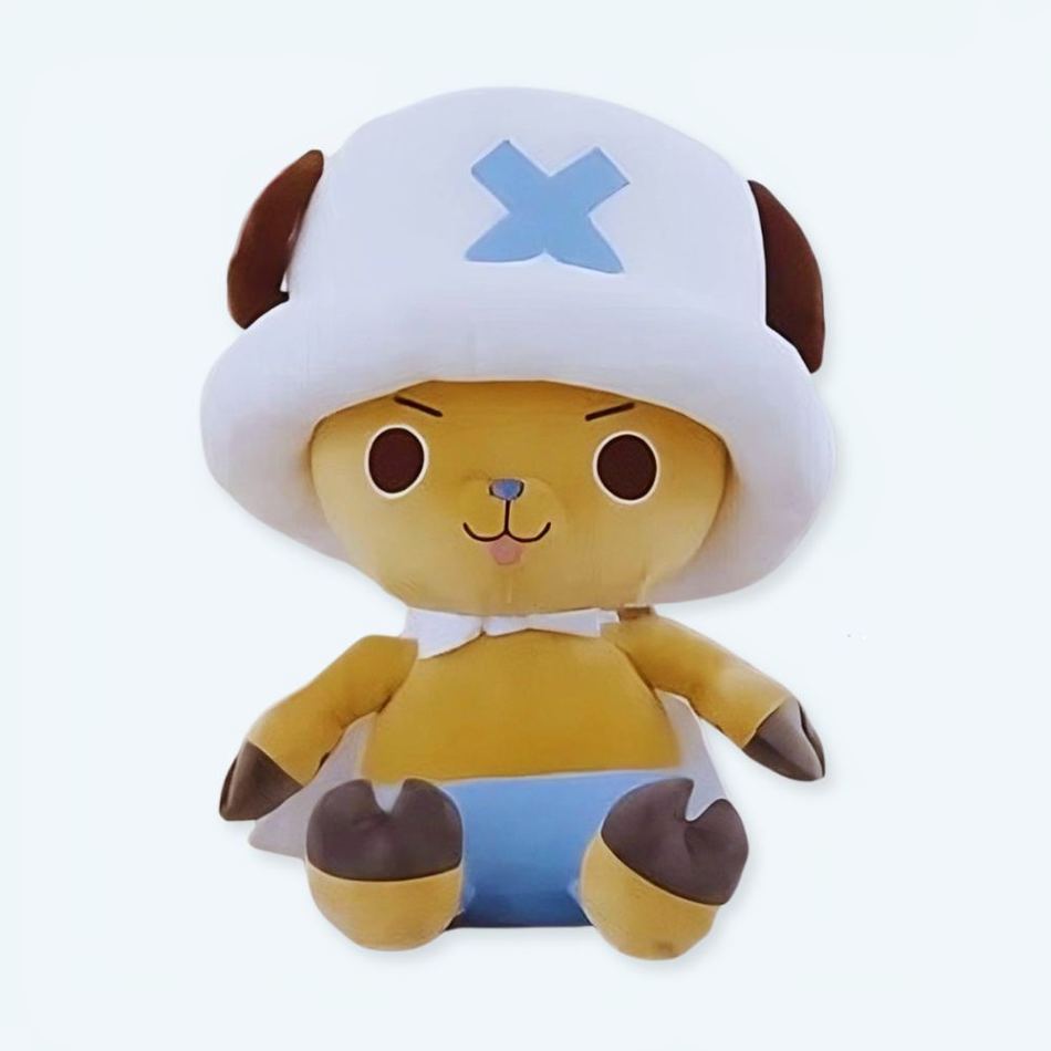 Peluche Chopper blanc géant One Piece doux câlin 30cm La compagnie de la peluche