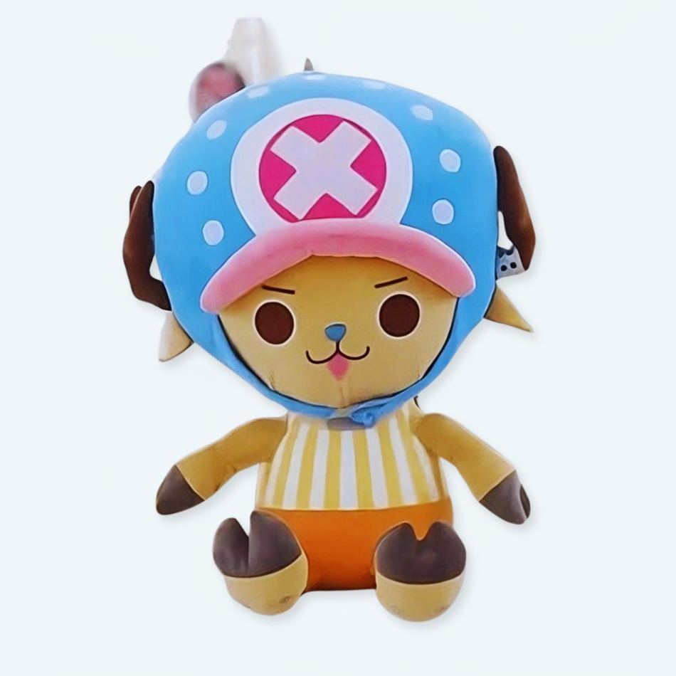 Peluche Chopper géante douce One Piece collection câlin 30cm La compagnie de la peluche