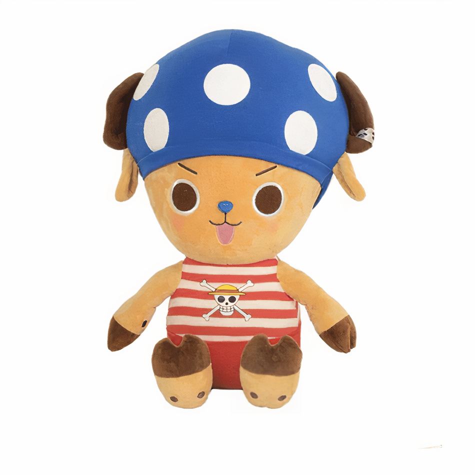 Peluche Chopper pirate douce One Piece aventure enfant 30cm La compagnie de la peluche