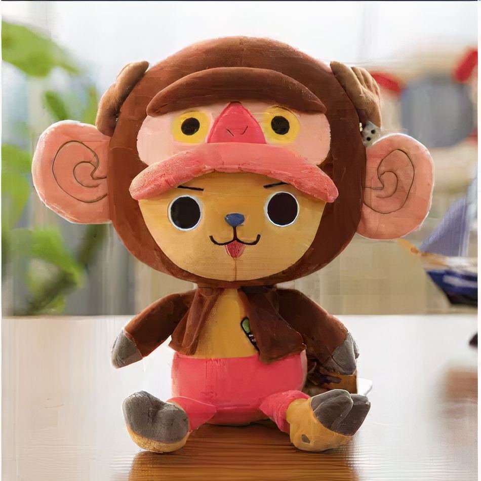 Peluche Chopper singe One Piece douce collection aventure La compagnie de la peluche