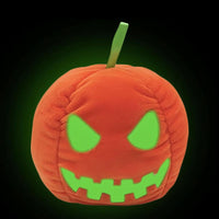 Peluche citrouille réversible lumineuse Halloween déco La compagnie de la peluche