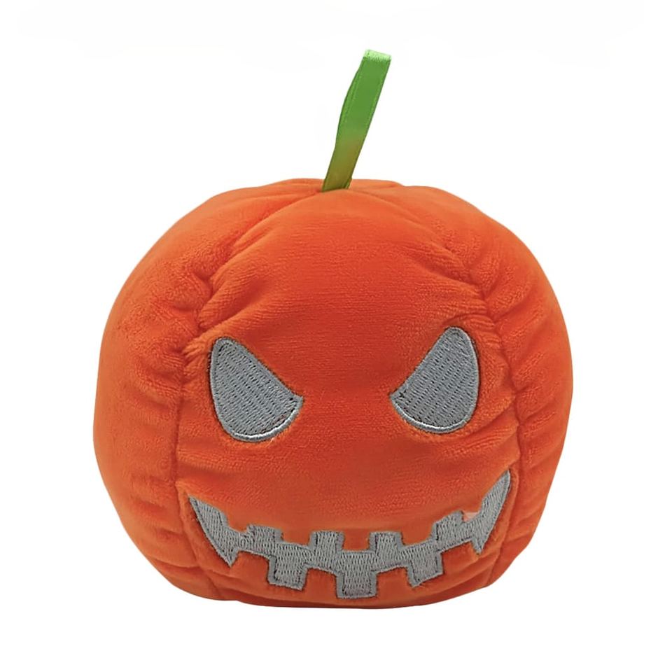 Peluche citrouille réversible lumineuse Halloween déco La compagnie de la peluche