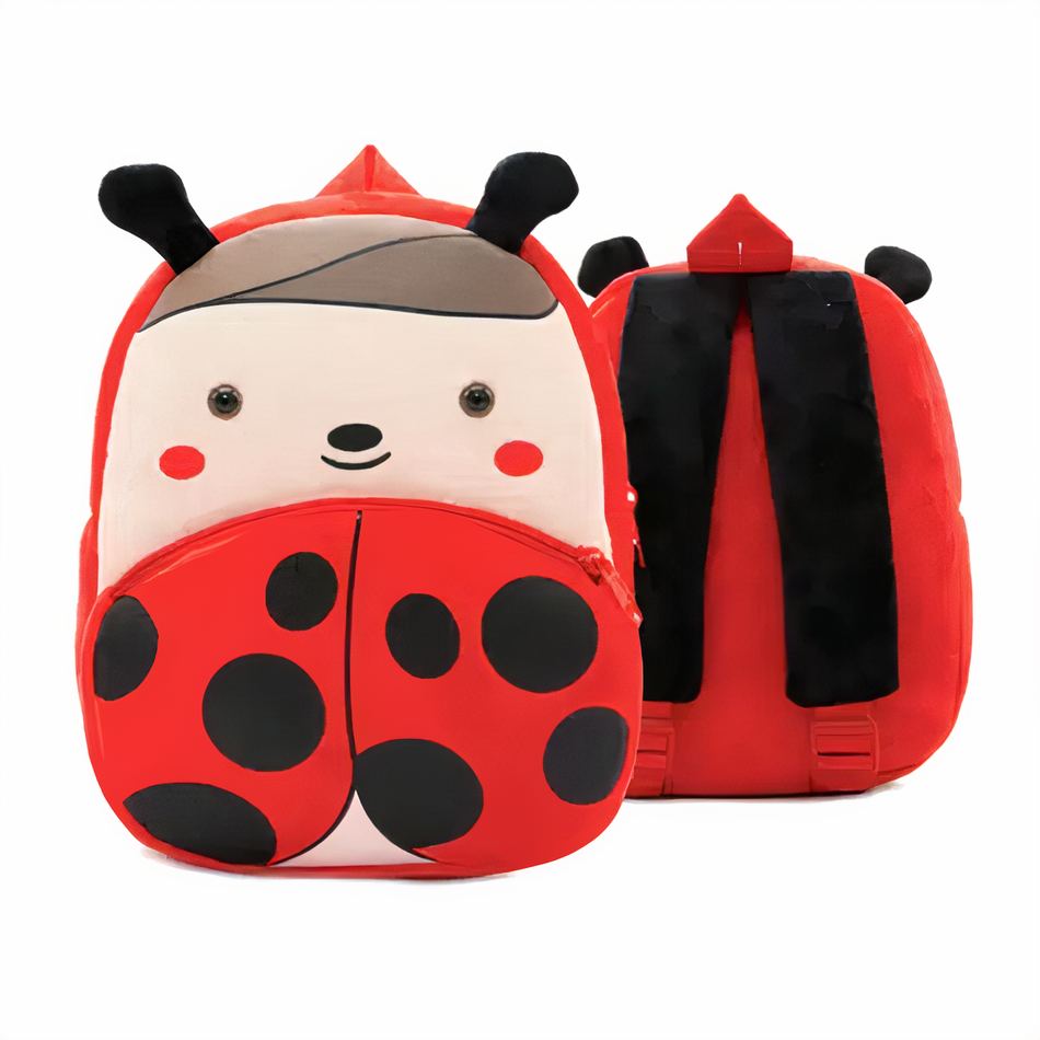 Peluche coccinelle sac à dos doux enfant amusant La compagnie de la peluche