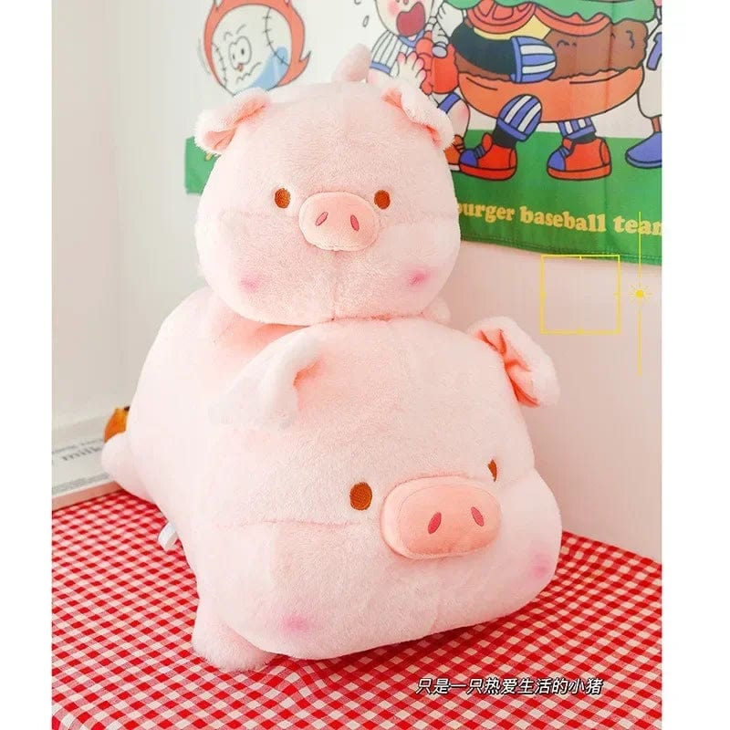 Peluche cochon douce et câline
