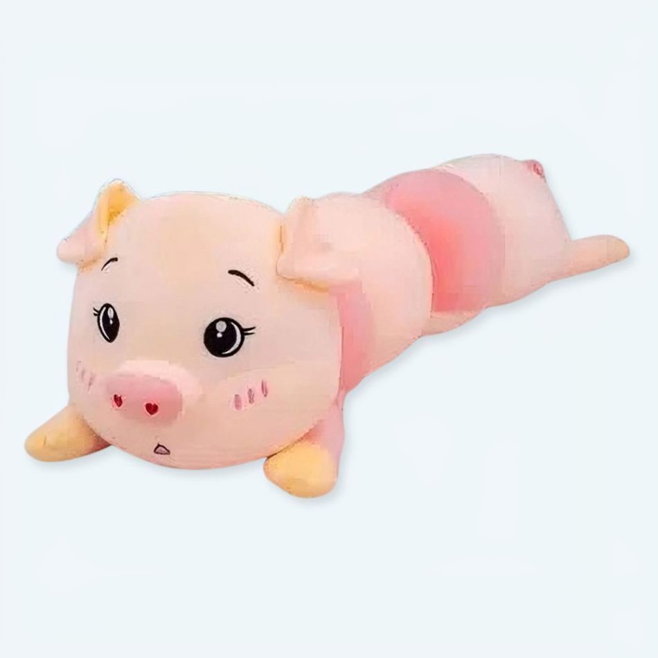 Peluche cochon oreiller doux détente confortable chambre La compagnie de la peluche