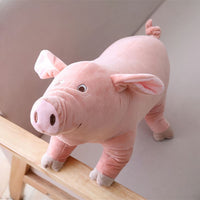Peluche cochon rose doux câlin compagnon enfant La compagnie de la peluche