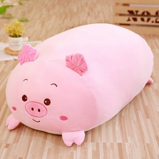 Peluche cochon squishmallow aux grandes oreilles 20cm