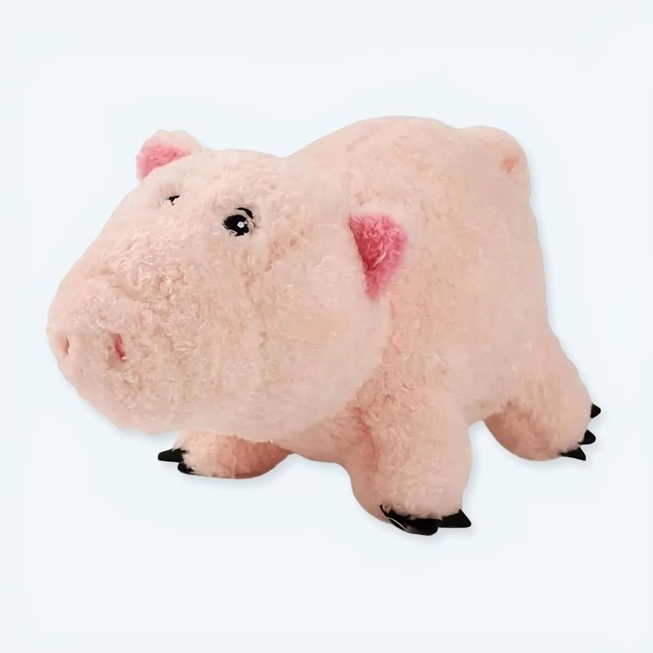 Peluche cochon tirelire douce rose déco chambre enfant La compagnie de la peluche