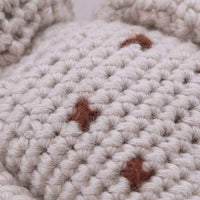 Peluche crochet girafe timide