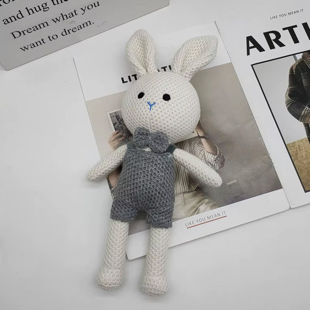 Peluche crochet lapin doux enfant câlin univers tendre La compagnie de la peluche