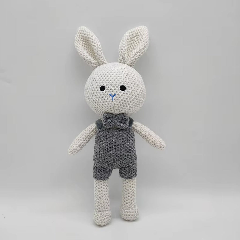 Peluche crochet lapin doux enfant câlin univers tendre La compagnie de la peluche