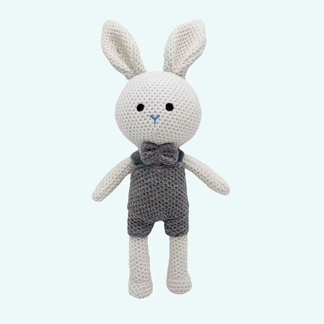 Peluche crochet lapin doux enfant câlin univers tendre La compagnie de la peluche