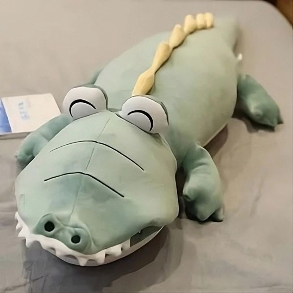 Peluche dinosaure bleu câlin enfant doux fantastique La compagnie de la peluche