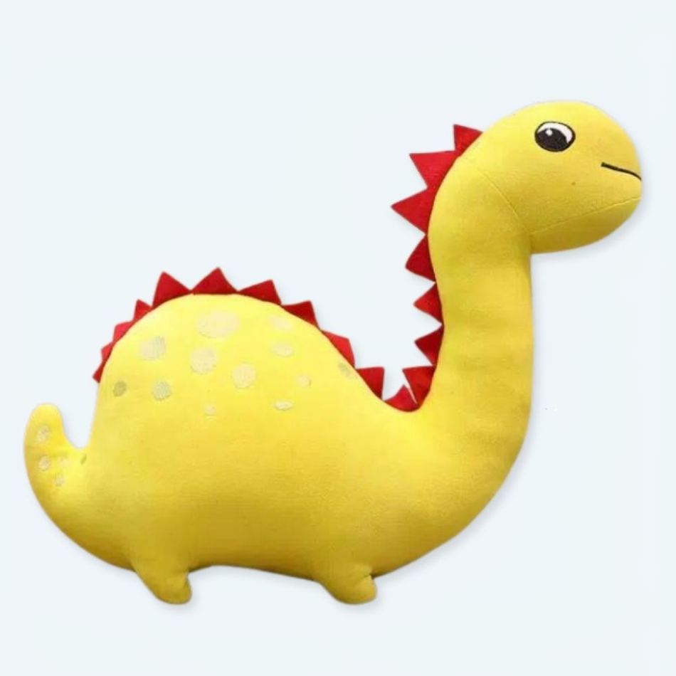 Peluche dinosaure jaune amusant doux chambre enfant La compagnie de la peluche