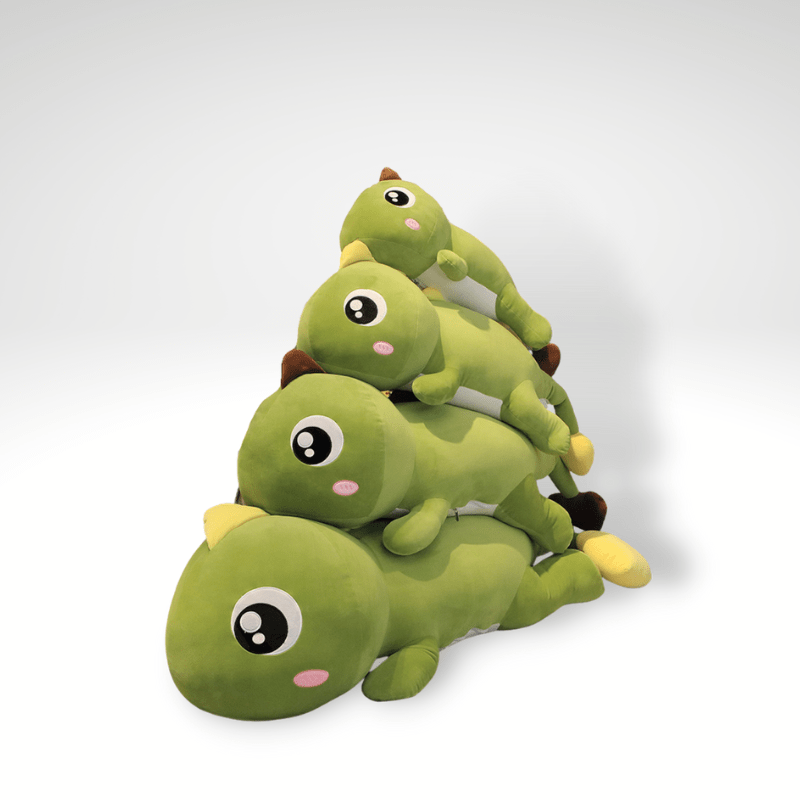 Peluche dinosaure kawaii aux gros yeux