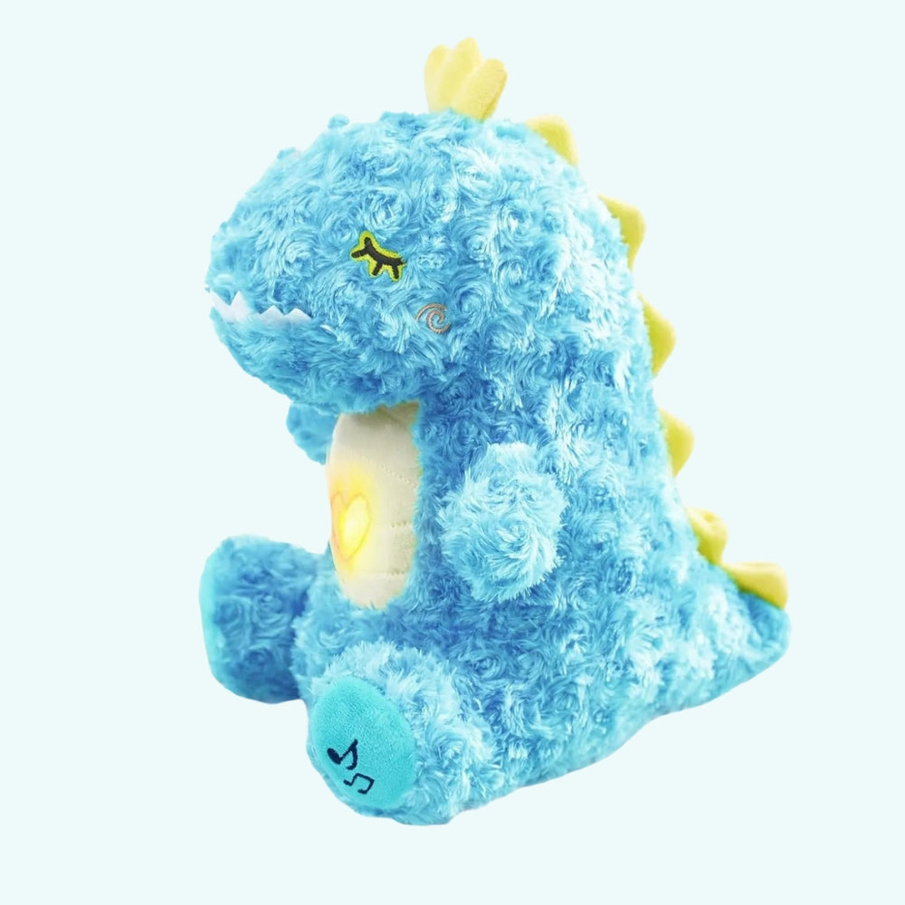 Peluche dinosaure mignon berceuse douce respiration La compagnie de la peluche