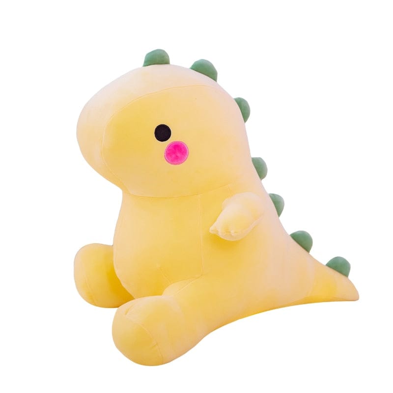 Peluche dinosaure mignon et coloré 25CM / Jaune