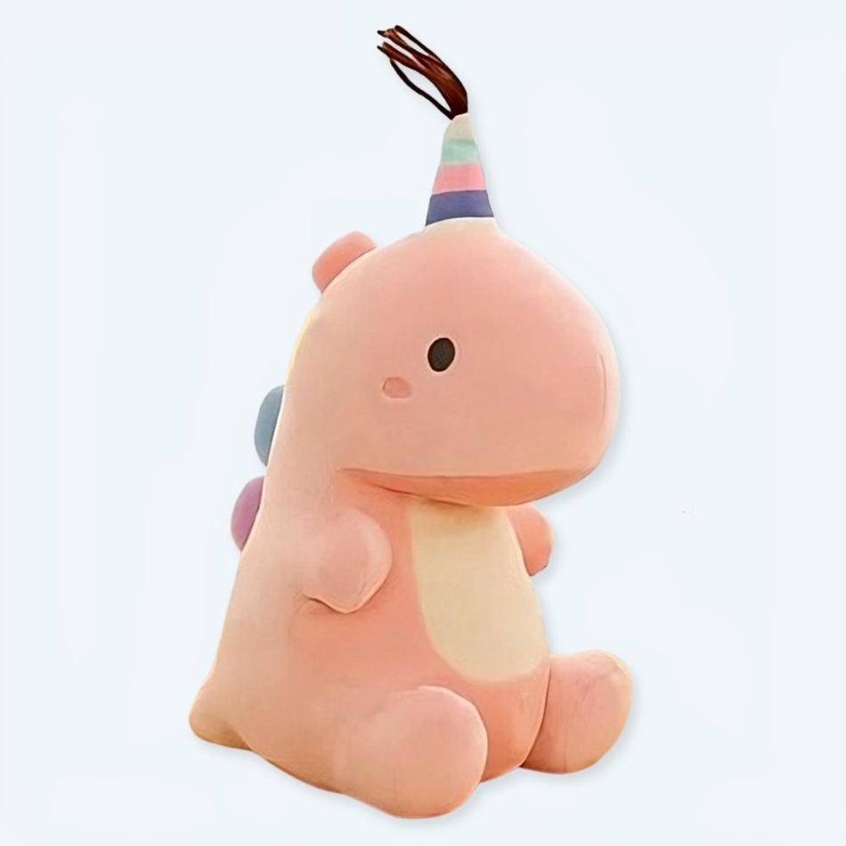 Peluche dinosaure queue arc-en-ciel douce câline La compagnie de la peluche