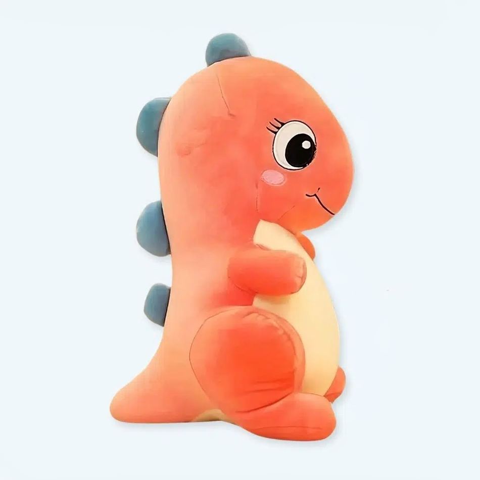 Peluche dinosaure rose bébé aux gros yeux 30cm La compagnie de la peluche