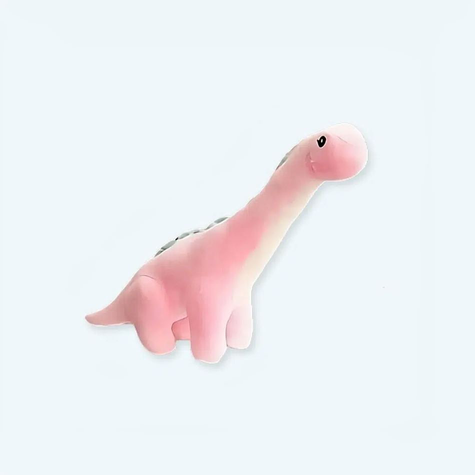 Peluche dinosaure rose enfant doux et câlin ambiance joyeuse 32cm La compagnie de la peluche