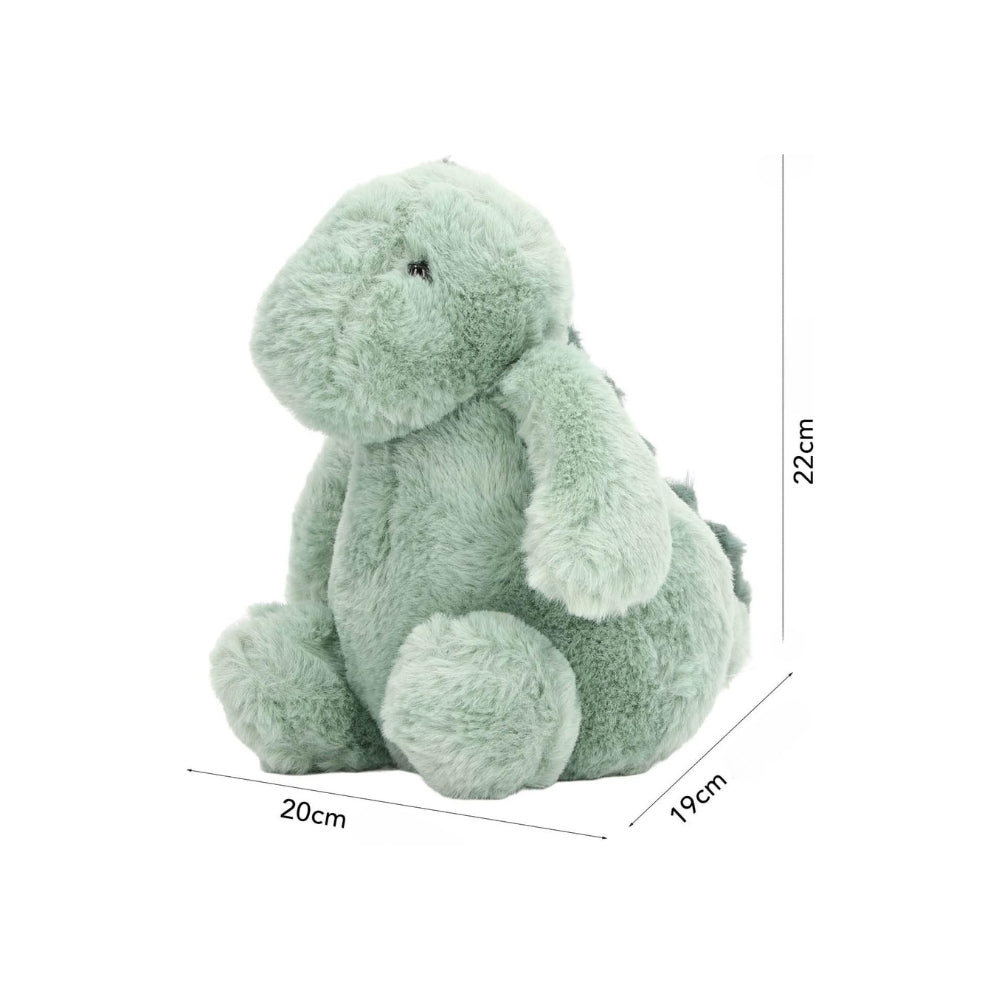 Peluche dinosaure vert câlin enfant chambre douce La compagnie de la peluche