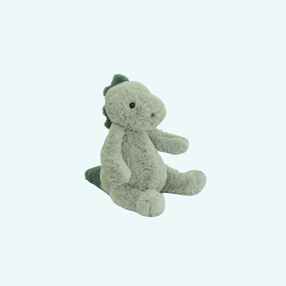 Peluche dinosaure vert câlin enfant chambre douce La compagnie de la peluche