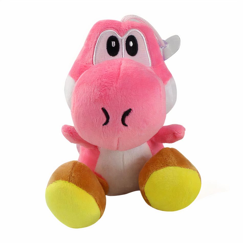 Peluche dinosaure Yoshi Mario douce enfant jeux rose La compagnie de la peluche